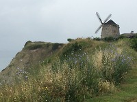 Spaanse molen op rots