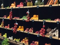 Verrukkelijke perziken gekocht