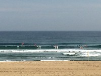 Op het surfstrand: San Sebastian Gros