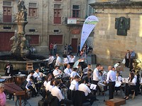 Musica no Camino op de Praza de Praterias