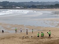 Gym op het strand