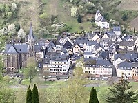 Sankt Aldegund aan de overkant