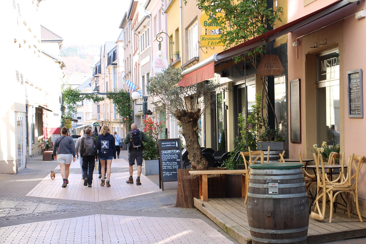 De hoofdstraat van Echternach