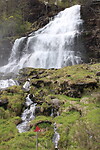 Svandalsfossen waterval in Sauda