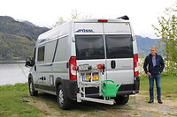 Camperplaats aan het Saudafjord