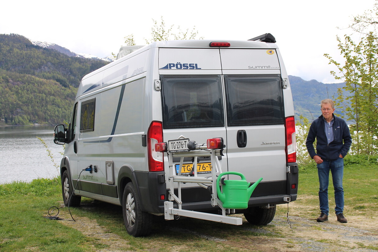 Camperplaats aan het Saudafjord