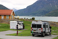 Op de camping aan het Sognefjord