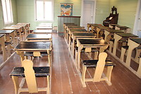 Schoollokaal van de Helgeim school
