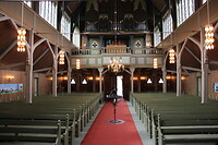 Interieur van de Stedje Kyrkje