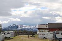 Op de Camping Randsverk vanuit het slaapkamerraam