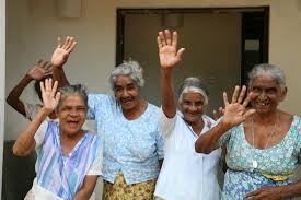 ouderen in Sri Lanka