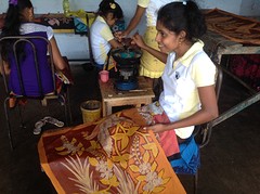 Batik meisje