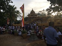 De gouden tempel in Anuradhapura