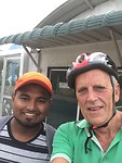 De start van de fietstour