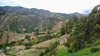Landschap Quilotoa Loop.