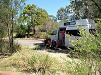 Lunchen in het Royal National Park.