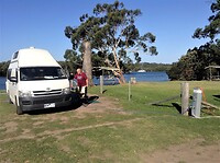 Camping Holiday park bij Jervis Bay.