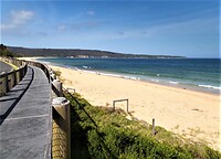 Eden Beach in het centrum van Eden.