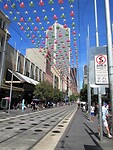 Bourke Street in Melbourne.