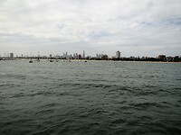De Sky-line van Melbourne.
