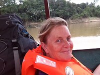 Boottocht Kuala Tembeling naar Kuala Tahan.