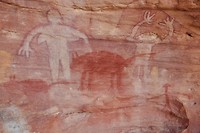 Muurschilderingen van de Aboriginals 13000 jaar oud