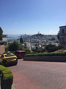 Lombard Street van bovenaf
