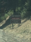 Fire danger very high