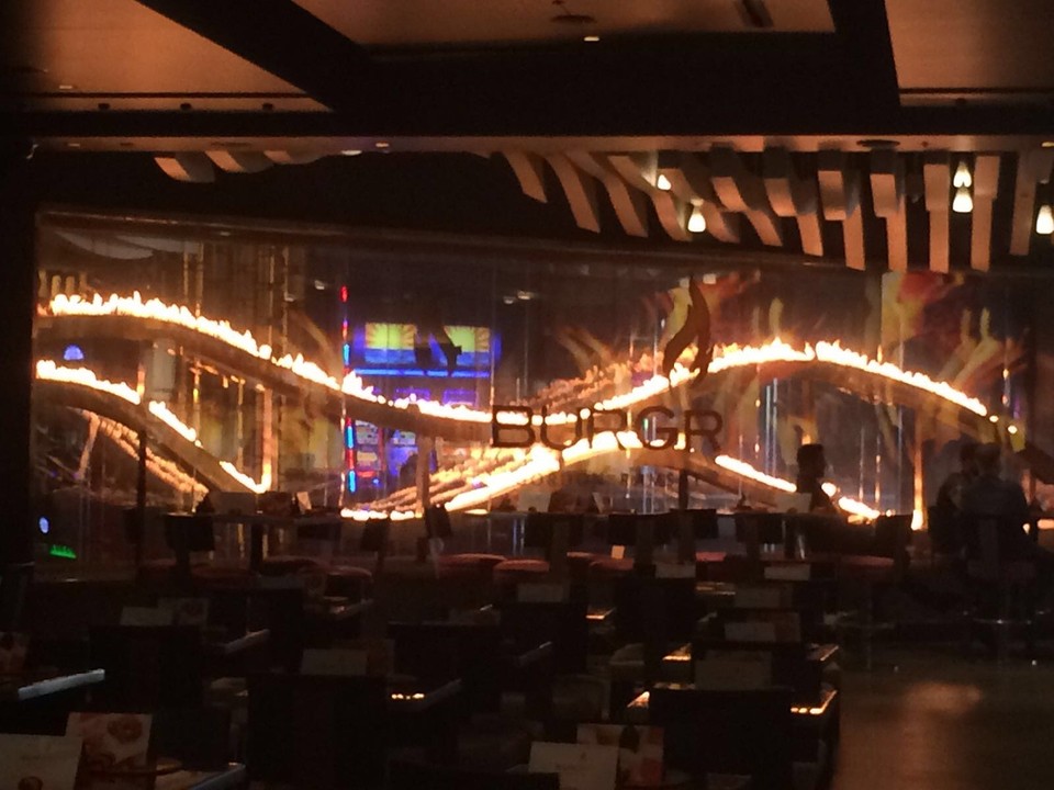 Vuur in het burgerrestaurant