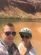 Het strandje aan de Colorado River