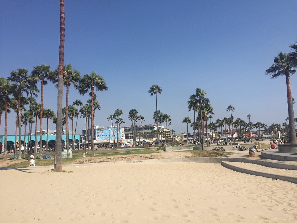 Venice Beach Foto Clint & Corinne in Amerika