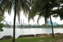 skyline KL vanaf Titiwanga meer