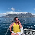 Catamaran op zee in Kaap stad