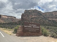 Colorado National Monument sign