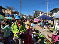 De markt in Kalaw