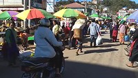 De markt in Kalaw