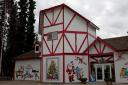 Huis van de kerstman in North Pole
