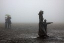 Noordkaap in de mist en regen!