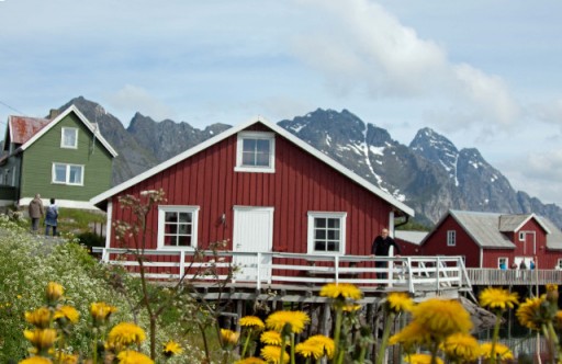 Rorbuer bij Henningsvaer