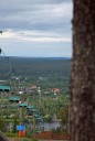 Zicht op Rovaniemi.