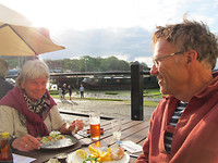 Bier en vis bij de Butt and Oyster