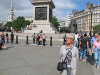 Trafalgar square, met Nelson