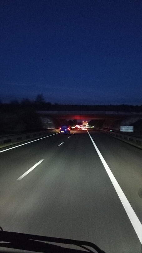 Onderweg naar de grens.