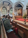Morning devotion in Cranbrook.