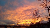 Red in the evening