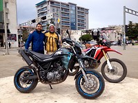 Yamaha xt meet Honda Crf