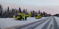 Helikopter en ambulance