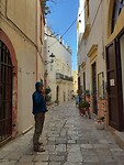 Charmante smalle straatjes in Gallipoli