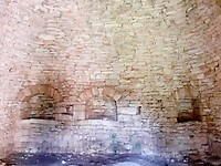 Binnenkant reuze trullo Pagghiarone