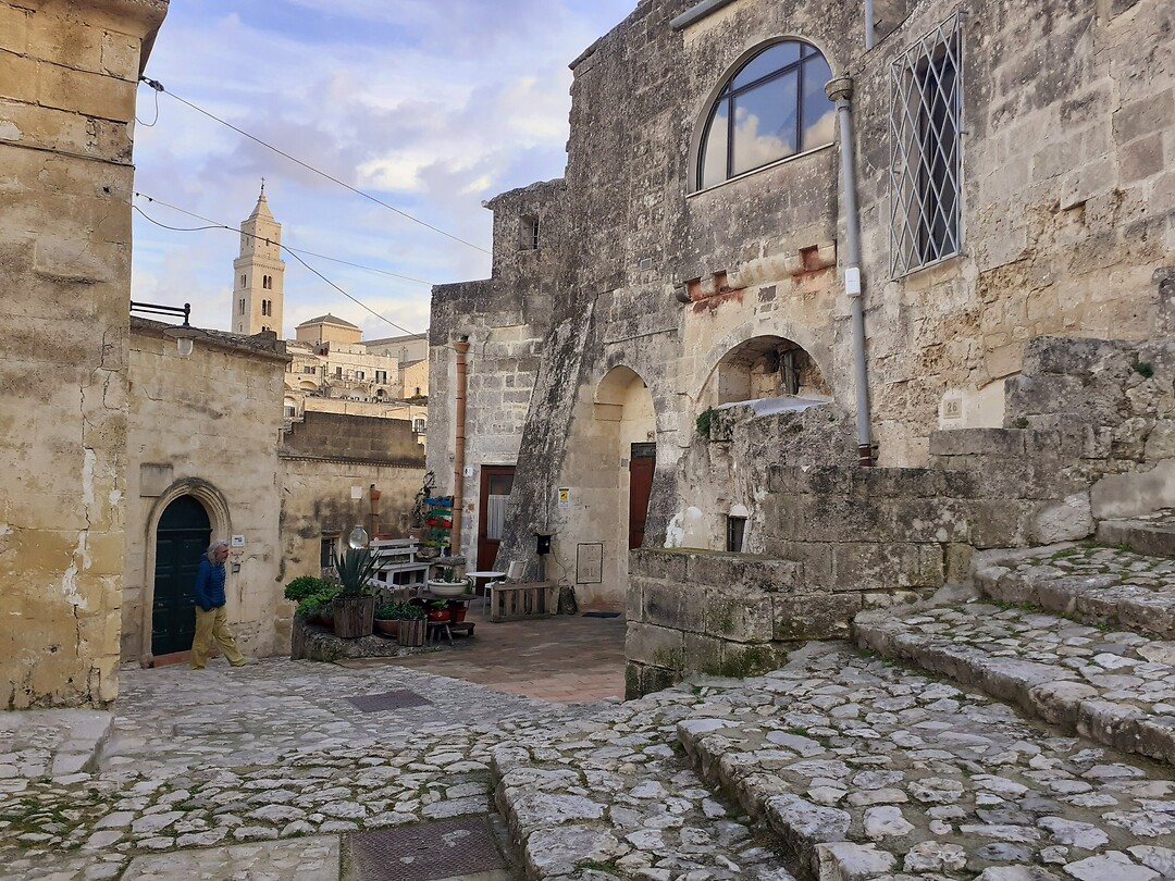 Binnen in Sassi di Matera